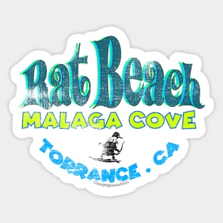 RAT Beach Malaga Cove: California Surf Breaks Sticker